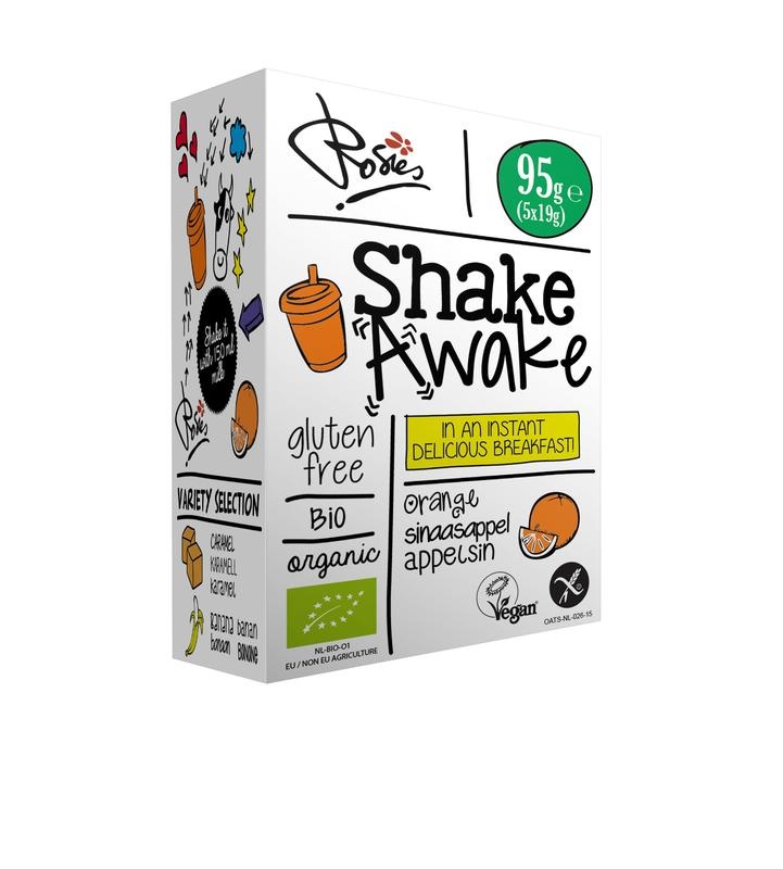 Rosies Rosies Shake awake sinaasappel 19 gr bio (5 st)