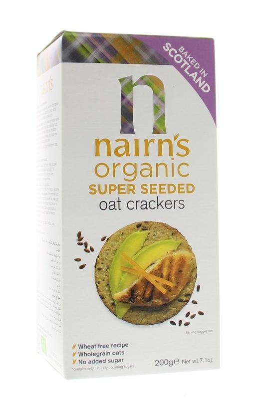 Nairns Nairns Oatcakes organic seeded bio (200 gr)