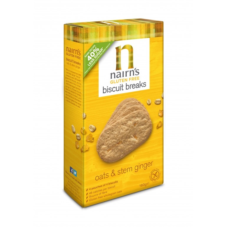 Nairns Nairns Biscuit breaks ginger (160 gr)