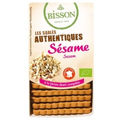 Bisson Zandkoekjes sesam authentiek bio (175 gr)