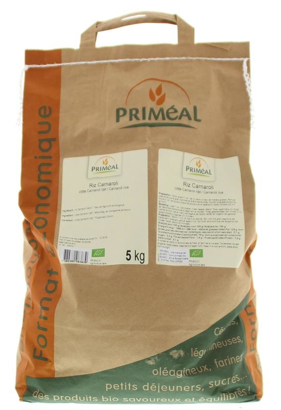 Primeal Primeal Rijst carnaroli wit bio (5 Kilogr)