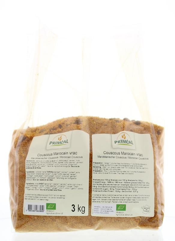 Primeal Primeal Couscous Marokkaans bio (3 Kilogr)