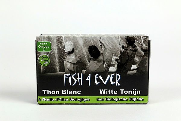 Fish 4 Ever Fish 4 Ever Witte tonijn in olijfolie (120 gr)