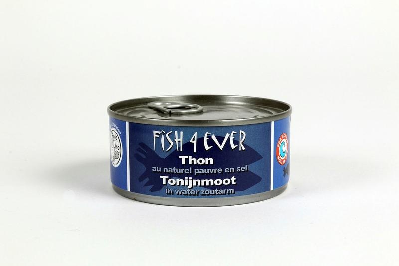 Fish 4 Ever Tonijnmoot in water zoutarm (160 gram)