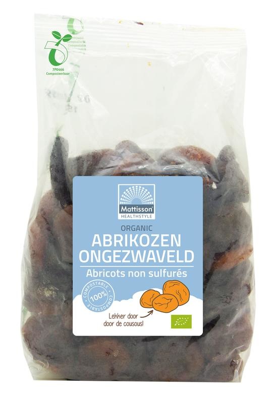 Mattisson Mattisson Abrikozen ongezwaveld bio (500 gr)