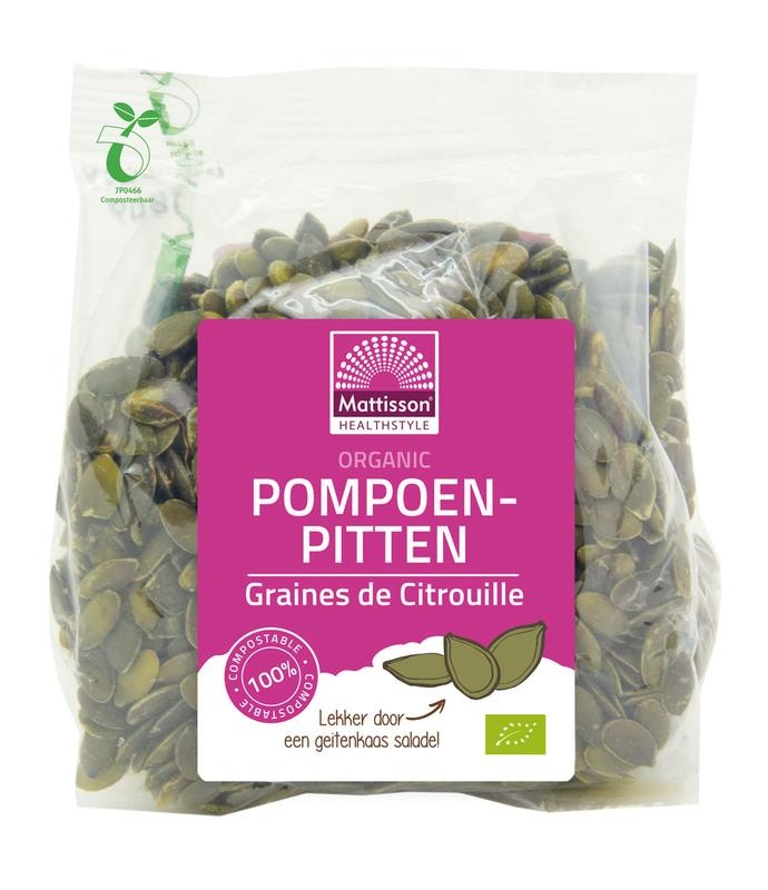 Mattisson Mattisson Pompoenpitten bio (200 gr)