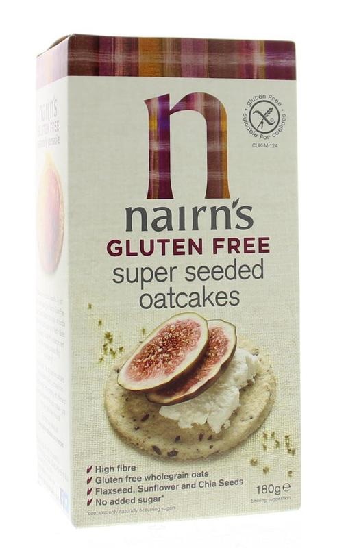 Nairns Oatcakes super seeded (180 gram)