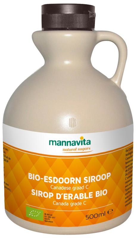 Mannavita Mannavita Ahorn esdoorn siroop bio (500 ml)