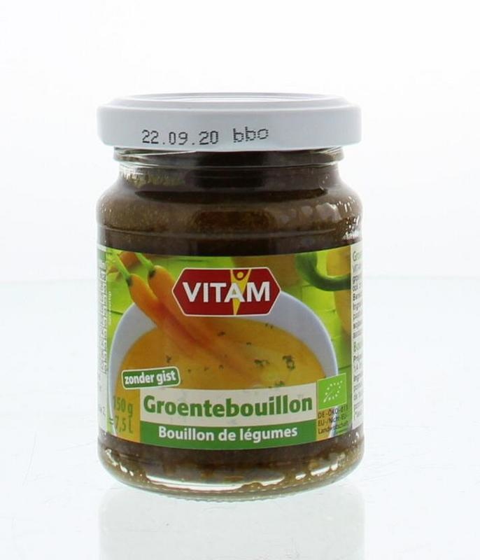 Vitam Vitam Groentebouillon zonder gist bio (150 gr)