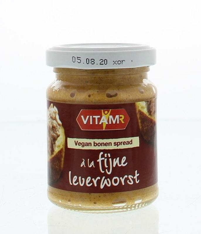 Vitam Bonen spread a la fijne leverworst vegan (110 gram)