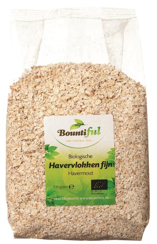 Bountiful Bountiful Havervlokken fijn bio (500 gr)