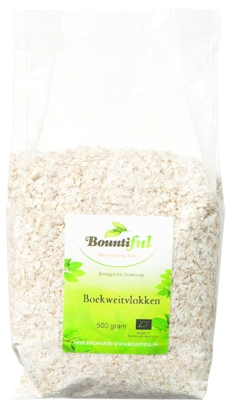 Bountiful Bountiful Boekweit vlokken glutenvrij bio (500 gr)