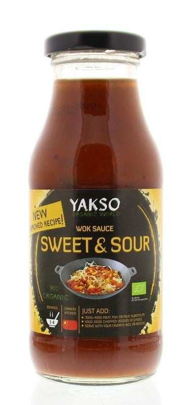 Yakso Yakso Woksaus sweet & sour bio (240 ml)