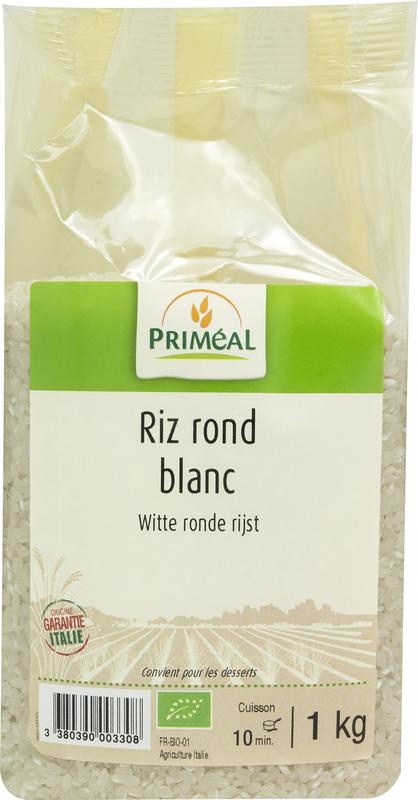 Primeal Primeal Witte ronde rijst bio (1 Kilogr)