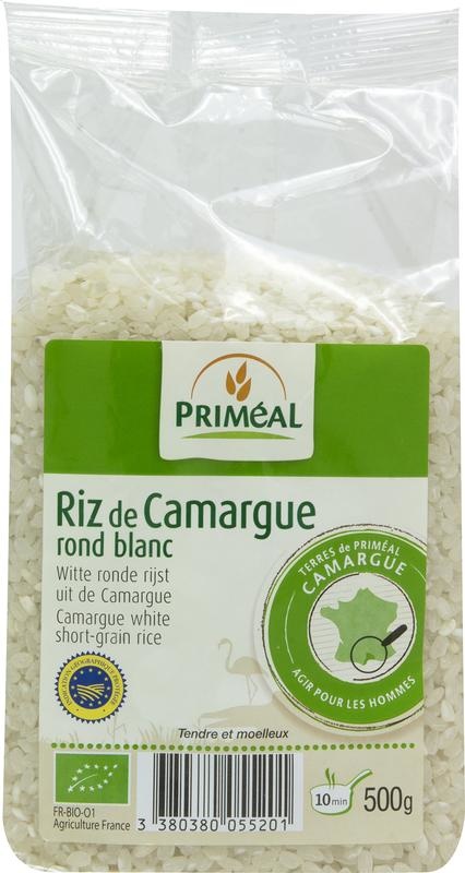 Primeal Primeal Witte ronde rijst camargue bio (500 gr)