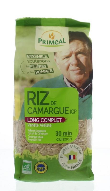 Primeal Primeal Volkoren langgraan rijst camargue bio (500 gr)