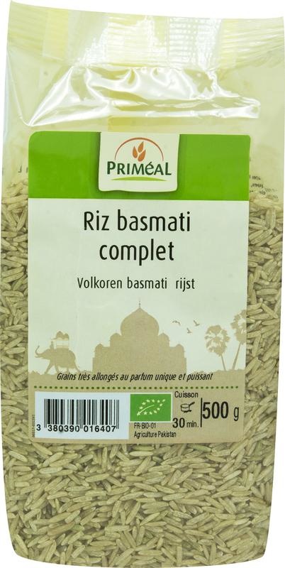 Primeal Primeal Volkoren basmati rijst bio (500 gr)