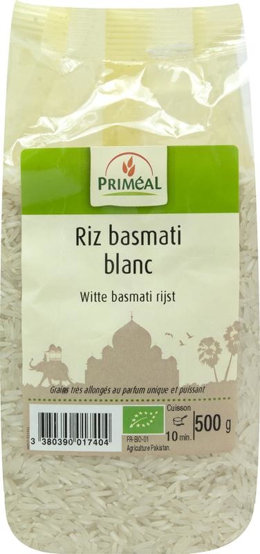 Primeal Primeal Witte basmati rijst bio (500 gr)