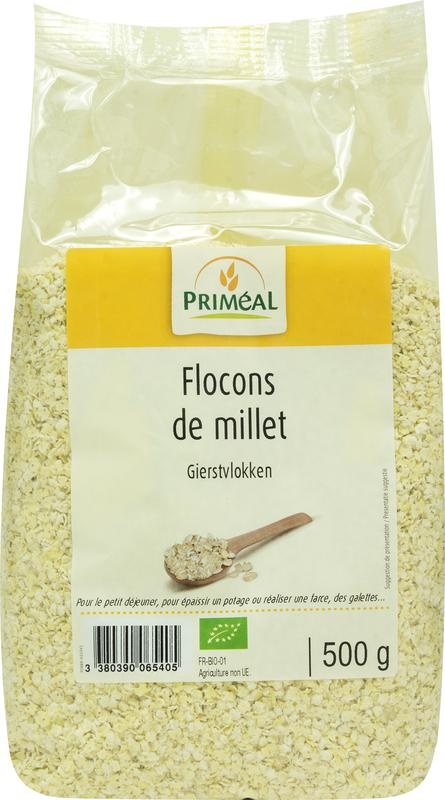 Primeal Primeal Gierstvlokken bio (500 gr)