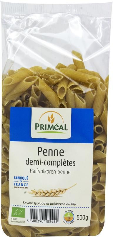 Primeal Primeal Halfvolkoren penne bio (500 gr)