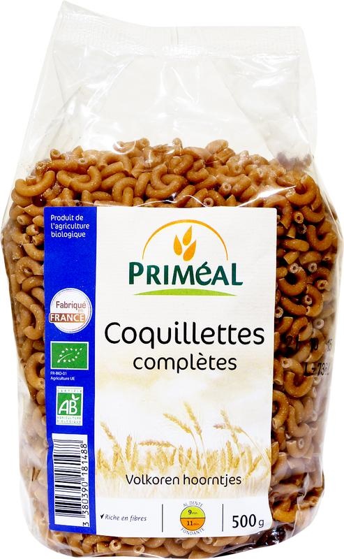 Primeal Primeal Volkoren hoorntjes bio (500 gr)