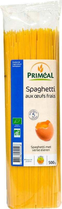 Primeal Primeal Spaghetti met verse eieren bio (500 gr)