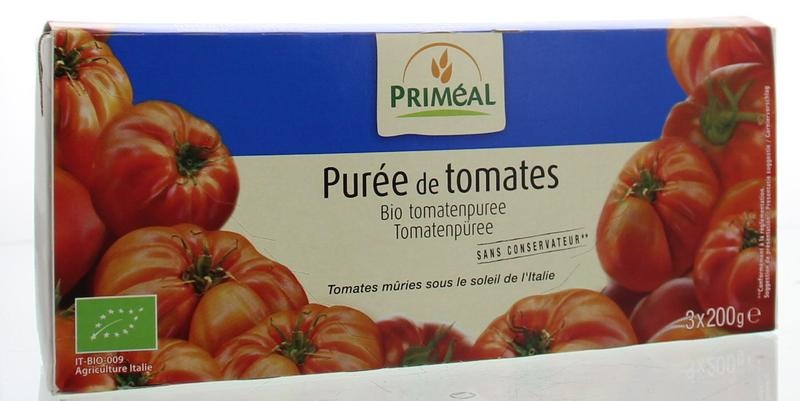 Primeal Primeal Tomatenpuree bio 200 gr bio (3 st)