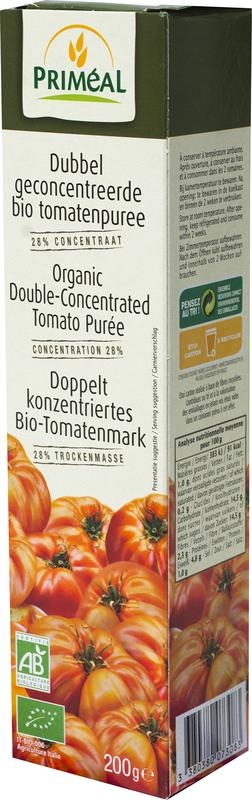 Primeal Primeal Tomatenpuree dubbel geconcentreerd bio (200 gr)