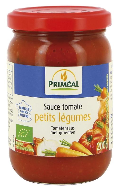 Primeal Primeal Tomatensaus met groenten bio (200 gr)