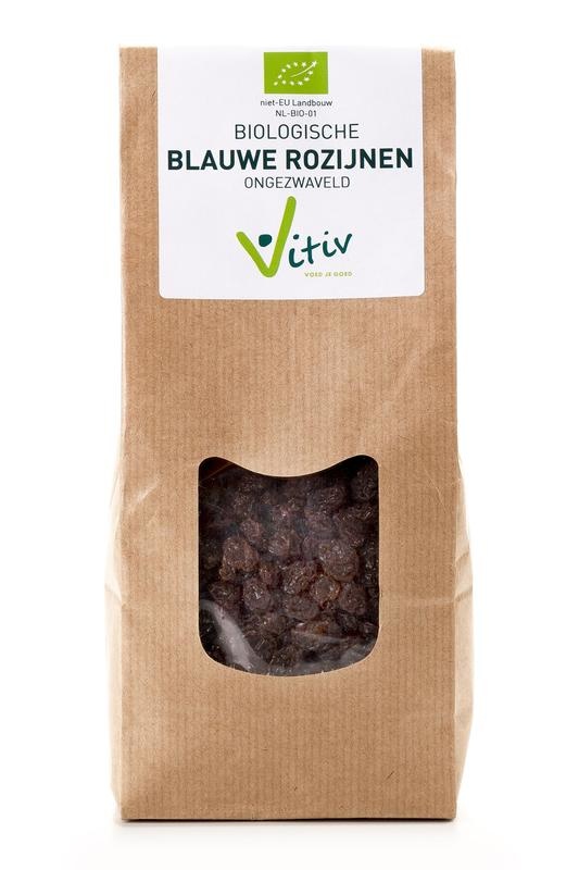 Vitiv Vitiv Blauwe rozijnen klein bio (250 gr)