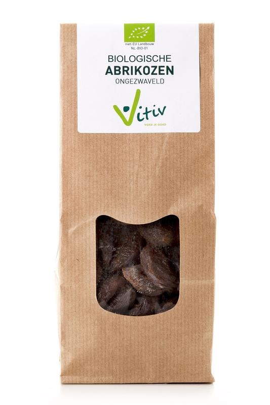 Vitiv Vitiv Abrikozen ongezwaveld bio (250 gr)