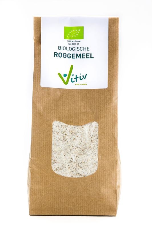 Vitiv Vitiv Roggemeel bio (500 gr)