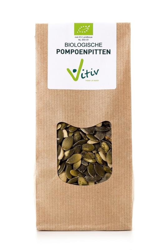 Vitiv Vitiv Pompoenpitten bio (250 gr)