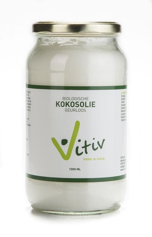 Vitiv Vitiv Kokosolie geurloos bio (500 ml)