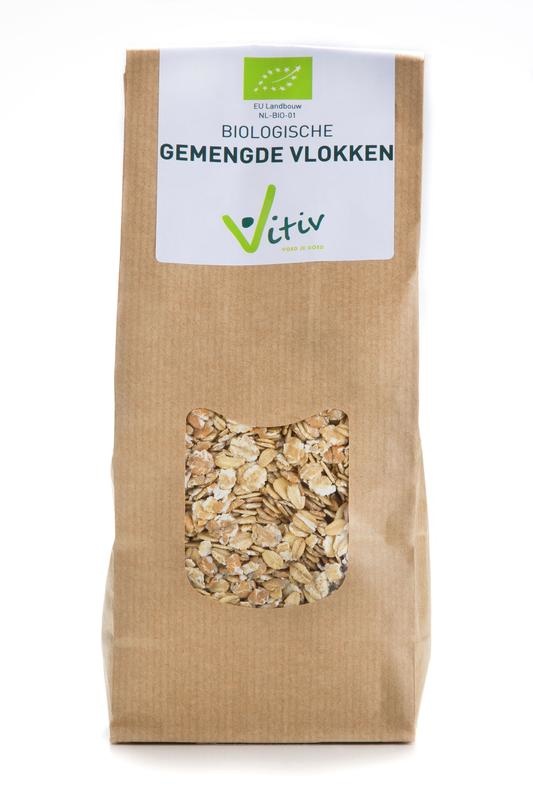 Vitiv Vitiv Gemengde vlokken bio (500 gr)