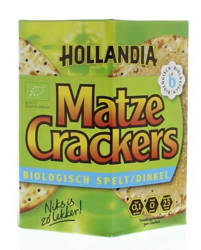 Hollandia Hollandia Matze cracker spelt bio (100 gr)