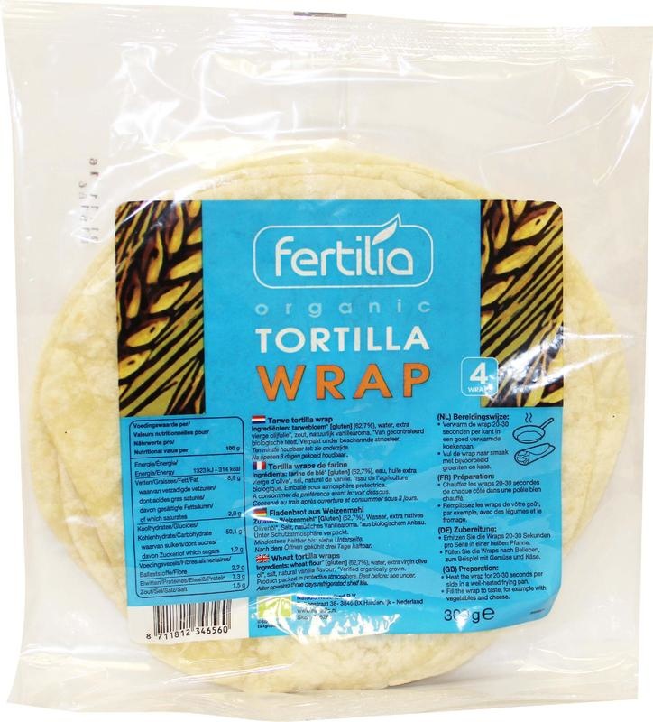 Fertilia Tortilla wraps (4 stuks)