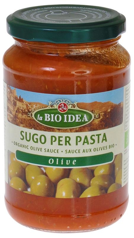 Bioidea Bioidea Pastasaus olijven bio (340 gr)