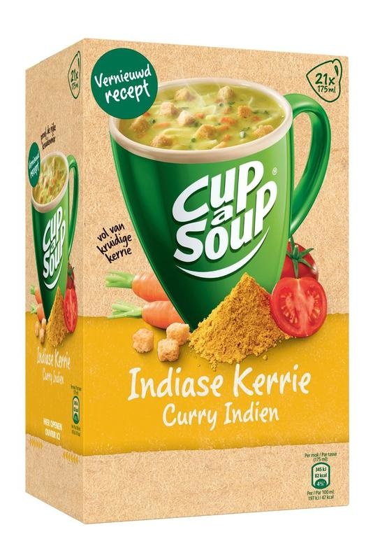 Cup A Soup Cup A soup Kerriesoep (21 Zakjes)