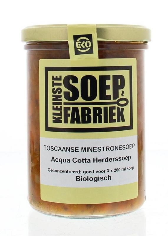 Kleinstesoepfabr Kleinstesoepfabr Acqua cotta Toscaanse minestronesoep bio (400 ml)