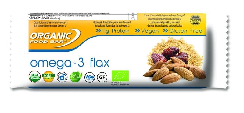 Organic Food Bar omega 3 flax bio (68 gr)