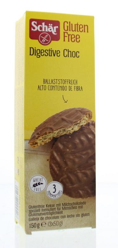 Dr Schar Dr Schar Digestive chocolade (150 gr)