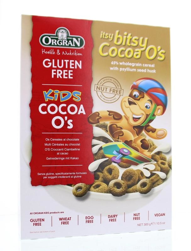 Orgran Itsy bites cocoa o&apos;s (300 gram)