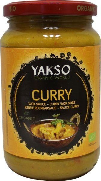 Yakso Yakso Curry wok saus bio (350 gr)