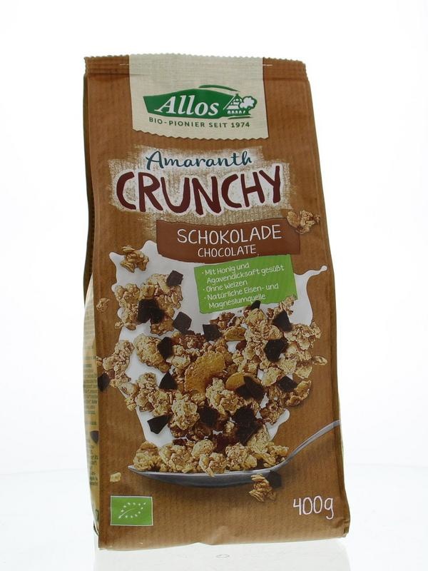 Allos Allos Crunchy amarant chocolade bio (400 gr)