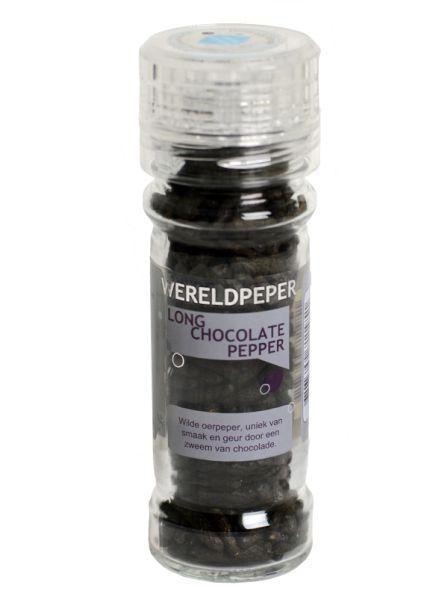 Esspo Wereldpeper molen long chocolate pepper (50 gram)