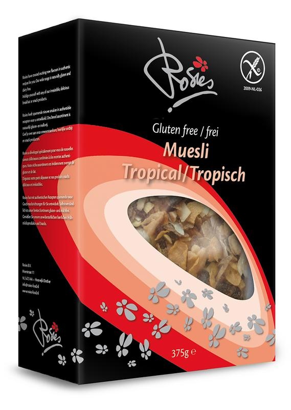 Rosies Rosies Muesli tropical (375 gr)