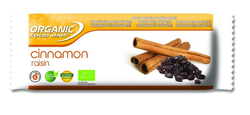 Organic Food Bar kaneel rozijn bio (50 gr)