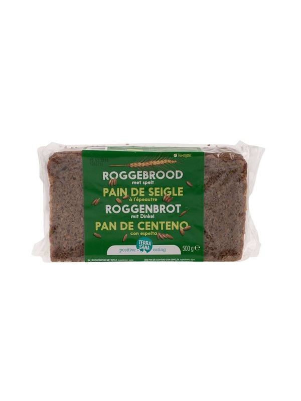 Terrasana Terrasana Roggebrood met spelt bio (500 gr)