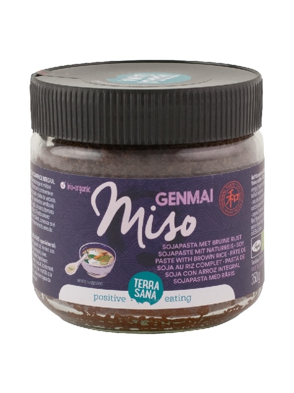 Terrasana Terrasana Genmai miso ongepasteuriseerd glas bio (350 gr)